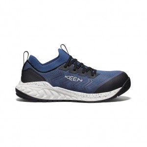 Keen Arvada Shift ESD Sneaker Werkschoenen Heren Indigo Zwart | NTP1075OY