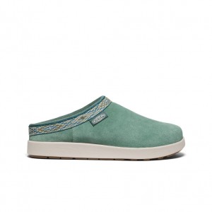 Keen Elle Suede Mule Pantoffels Dames Groen | OZN5972DM