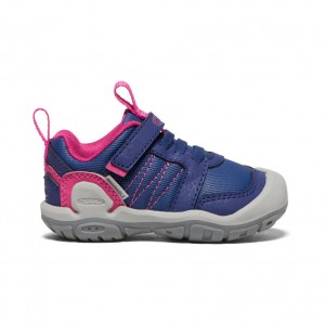 Keen Knotch Peak Sneakers Kleuter Blauw Roze Pauw | QCM421UM