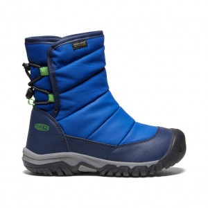 Keen Puffrider Waterproof Winter Sneeuwlaarzen Big Kinderen Blauw | CMH7421GU