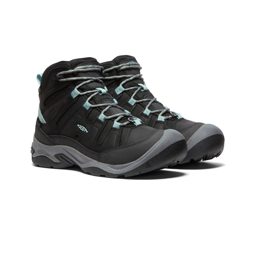 Keen Circadia Polar Waterproof Werklaarzen Dames Zwart Blauw | HWI5663RK