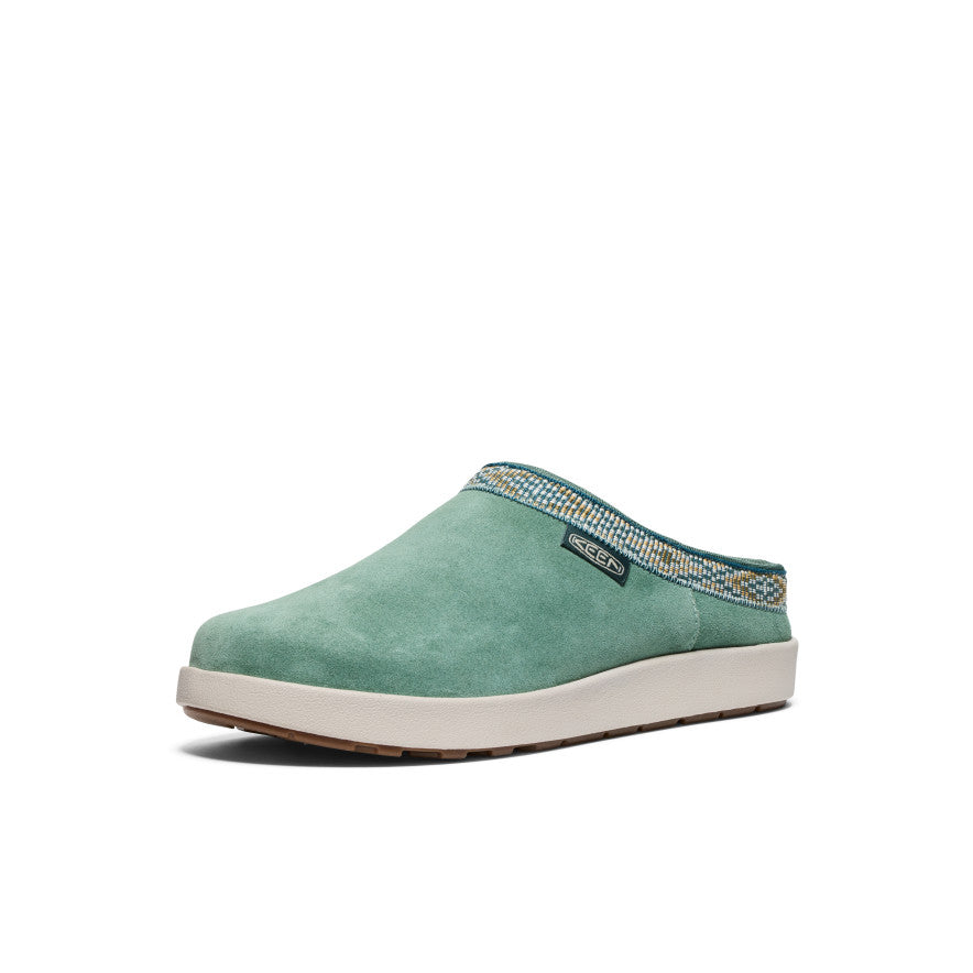 Keen Elle Suede Mule Pantoffels Dames Groen | OZN5972DM