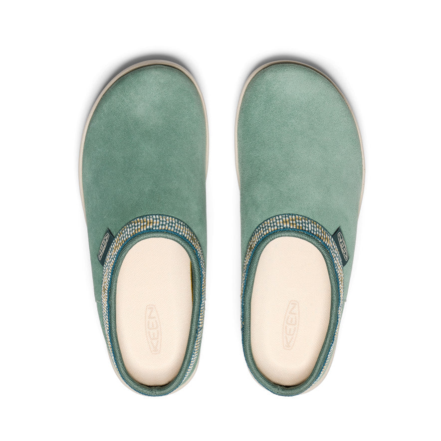 Keen Elle Suede Mule Pantoffels Dames Groen | OZN5972DM