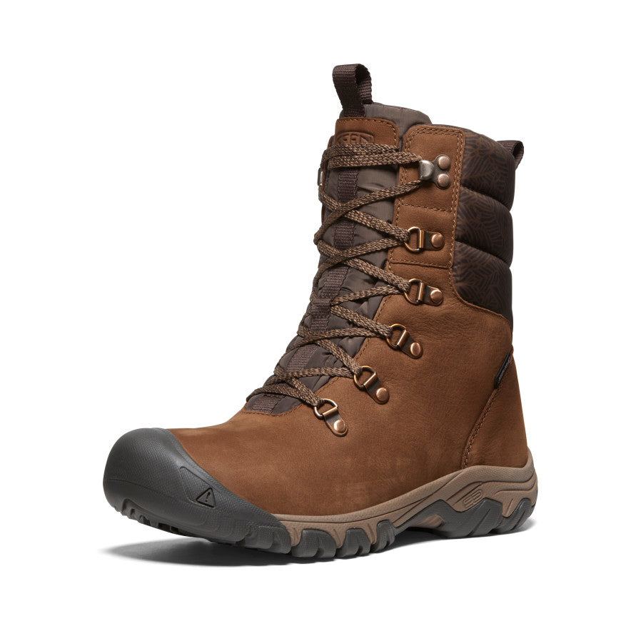 Keen Greta Waterproof Werklaarzen Dames Bruin | TPG9069ZU