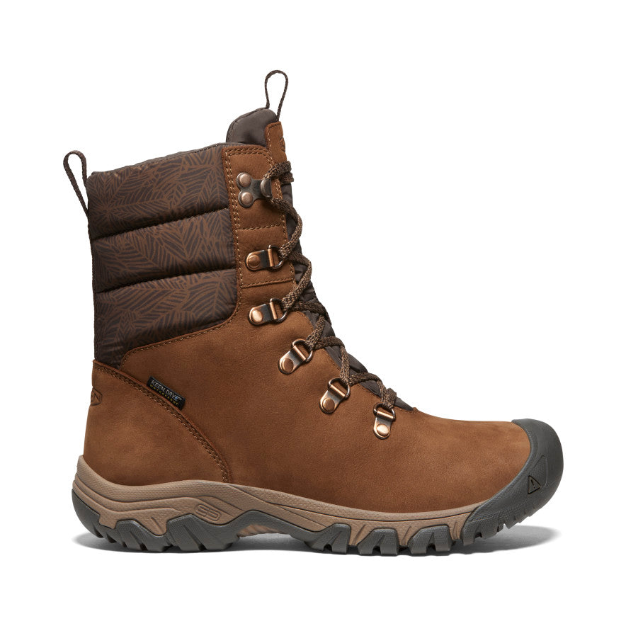 Keen Greta Waterproof Werklaarzen Dames Bruin | TPG9069ZU