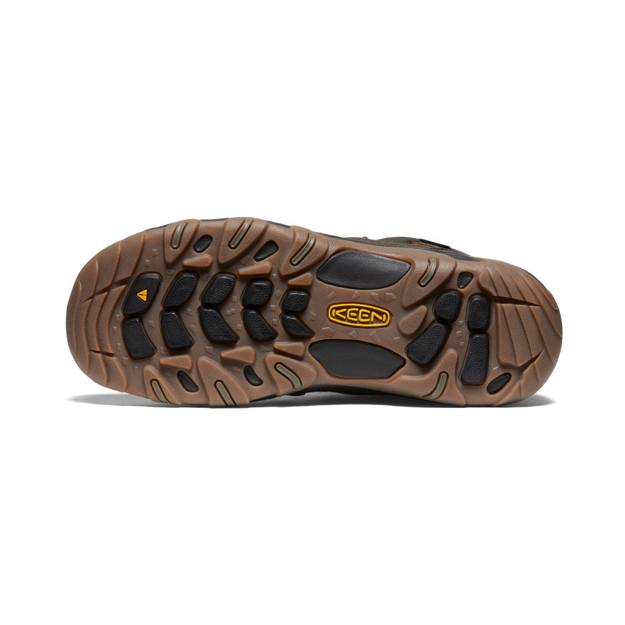 Keen Headout Waterproof Wandellaarzen Heren Zwart Olijfgroen Khaki Oranje | EVB6243WX