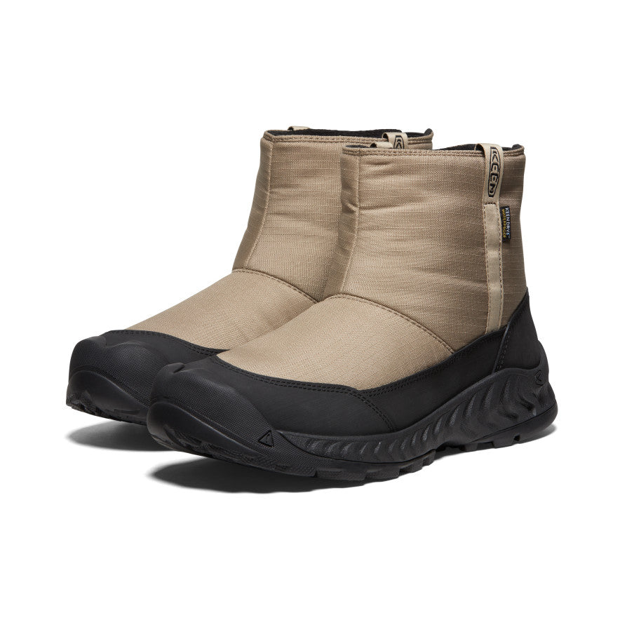 Keen Hood NXIS Waterproof Winter Pull-On Sneeuwlaarzen Heren Beige Zwart | BFP3347RN