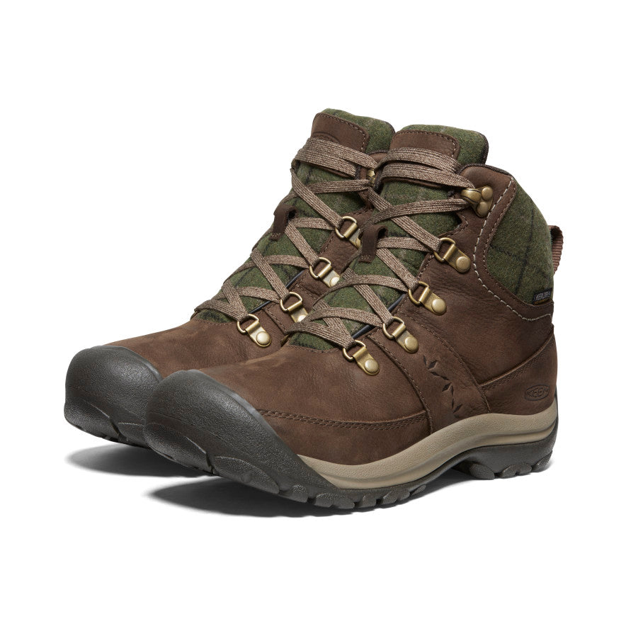 Keen Kaci III Winter Waterproof Werklaarzen Dames Bruin Groen | BNU7489JM