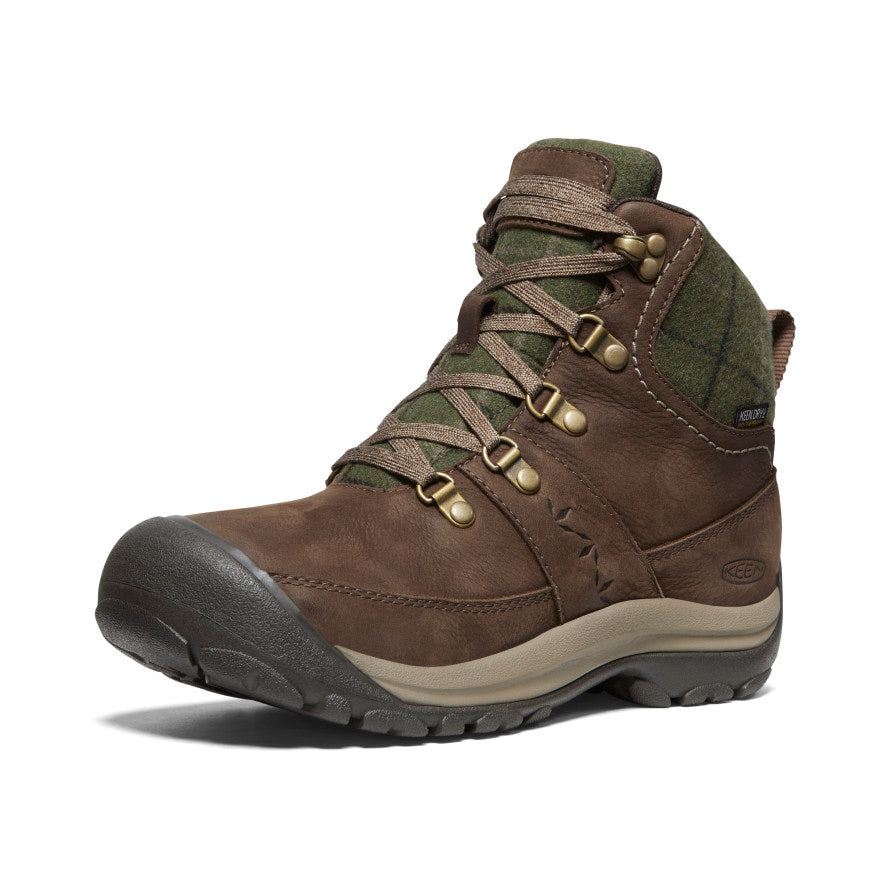 Keen Kaci III Winter Waterproof Werklaarzen Dames Bruin Groen | BNU7489JM