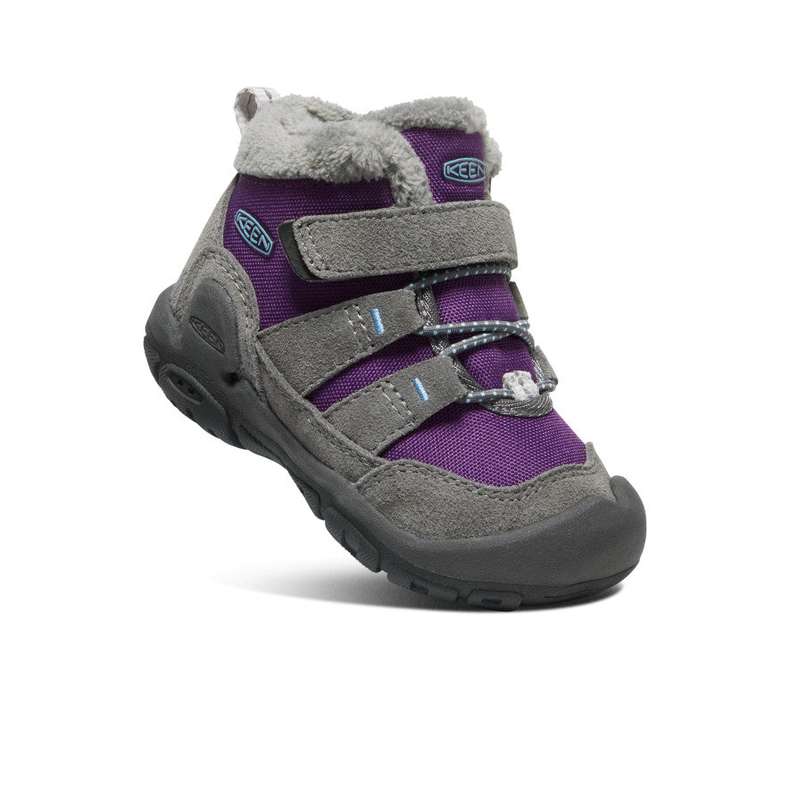 Keen Knotch Sneeuwlaarzen Kleuter Paars Grijs | MZH8415BR