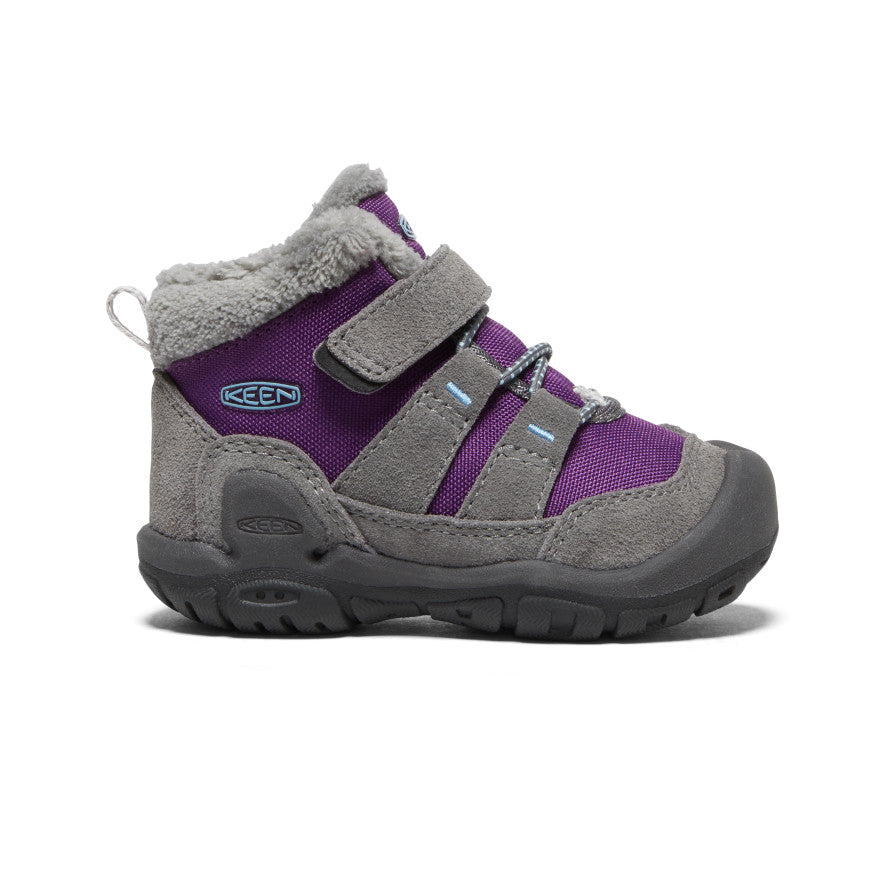 Keen Knotch Sneeuwlaarzen Kleuter Paars Grijs | MZH8415BR