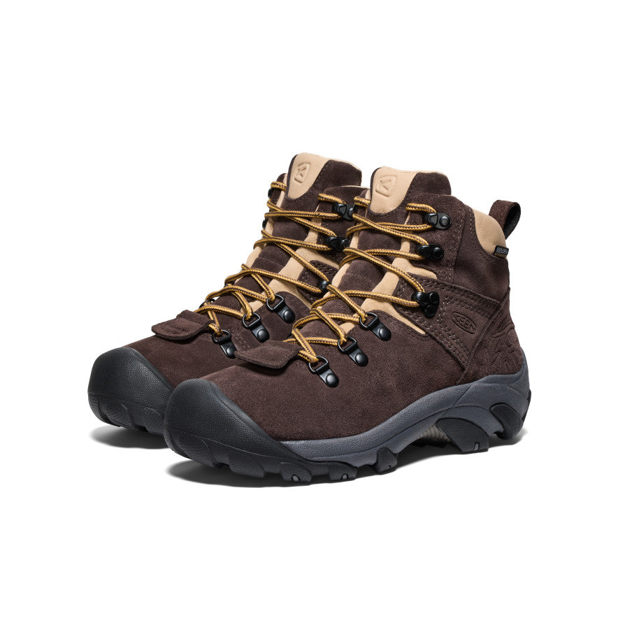 Keen Pyrenees Waterproof x Mountain Research Wandellaarzen Dames Blauw Bruin | AVC7823OC