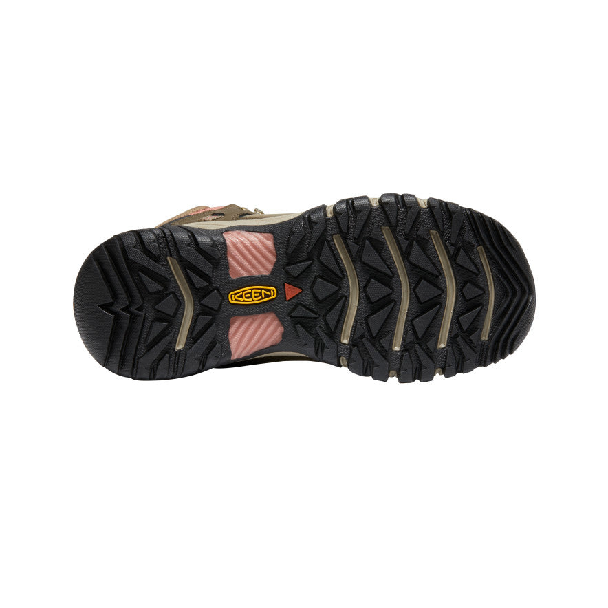 Keen Ridge Flex Waterproof Werklaarzen Dames Bruin Donkerrood | PAI9984LX