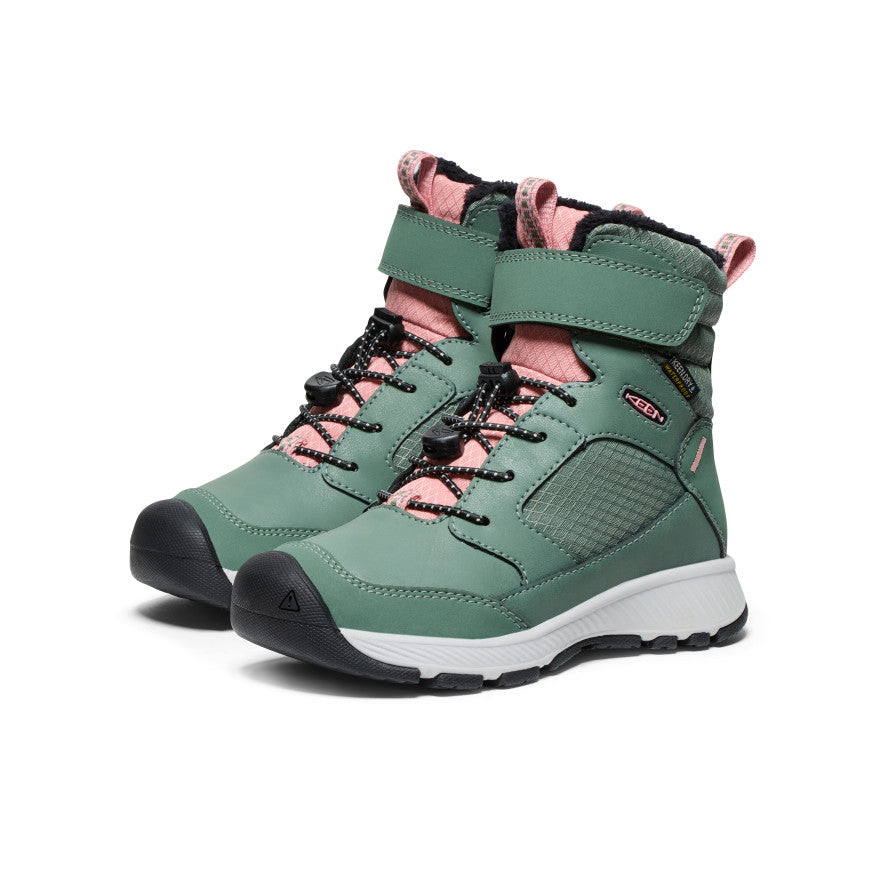 Keen Skua Waterproof Winter Sneeuwlaarzen Kinderen Groen Roze | MHG888YV