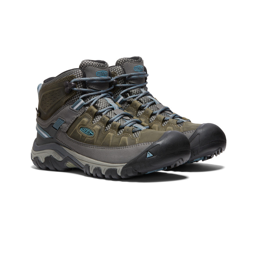 Keen Targhee III Waterproof Mid Werklaarzen Dames Groen Blauw | OXY8719MS