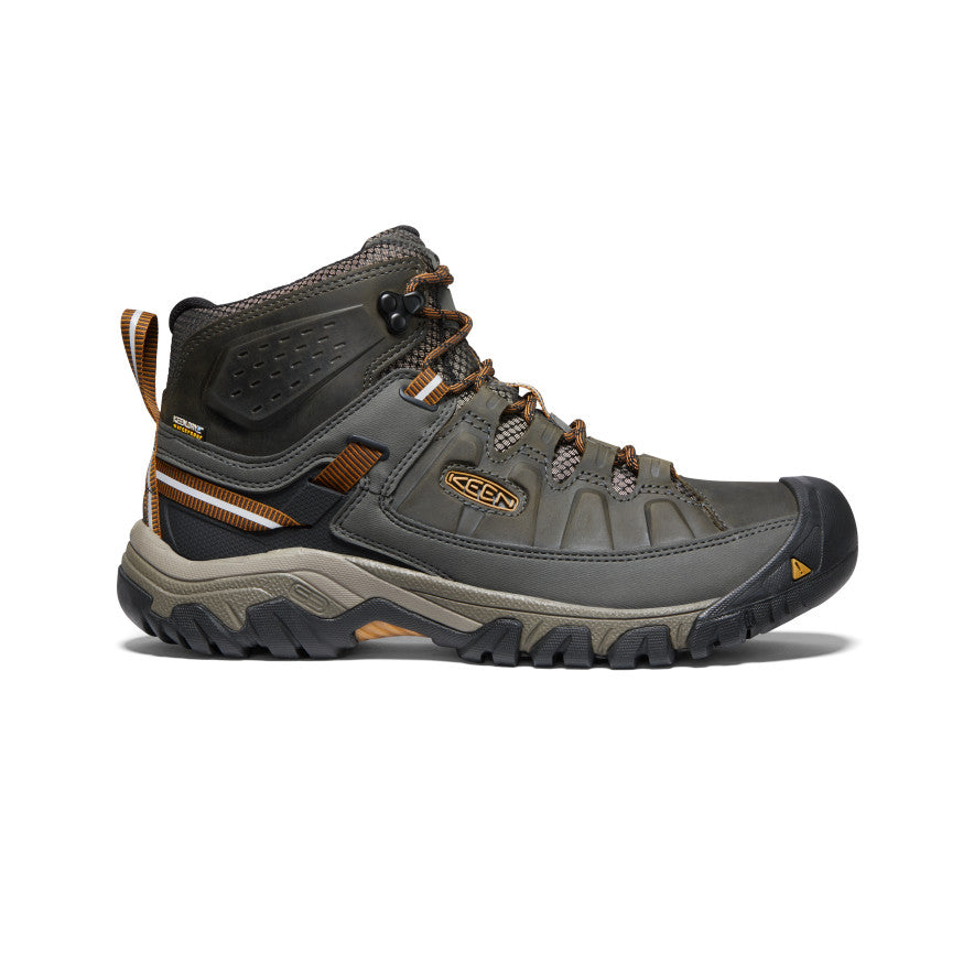 Keen Targhee III Waterproof Mid Wide Wandellaarzen Heren Zwart Olijfgroen Bruin | CGP9126HW