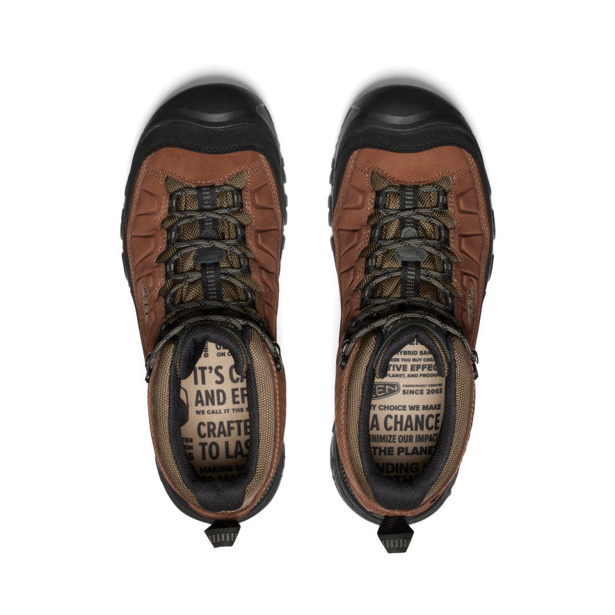 Keen Targhee IV Wide Waterproof Wandellaarzen Heren Bruin Zwart | UTV4072FD