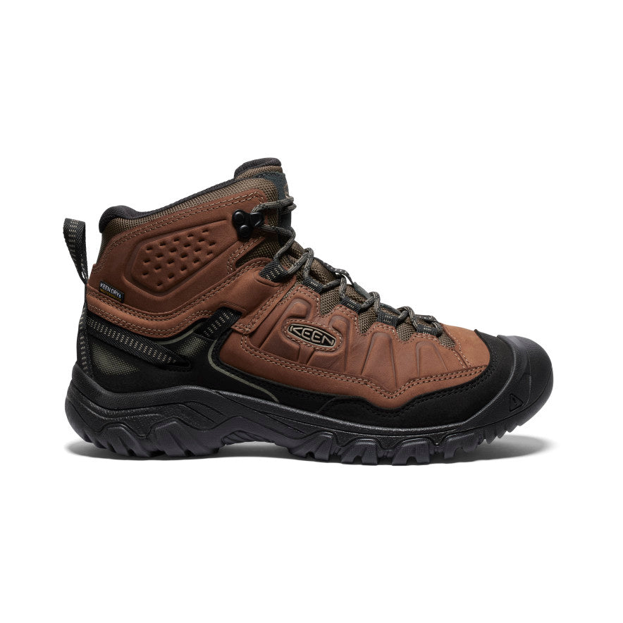 Keen Targhee IV Wide Waterproof Wandellaarzen Heren Bruin Zwart | UTV4072FD