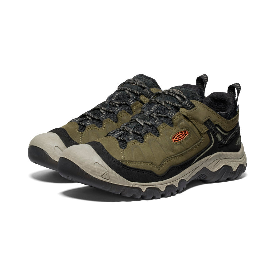 Keen Targhee IV Wide Waterproof Wandelschoenen Heren Donkerolijfgroen Goud | WJP4594GU