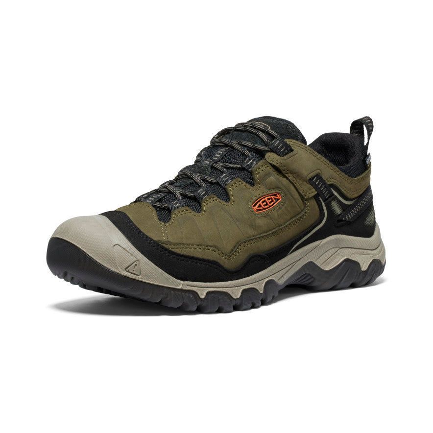 Keen Targhee IV Wide Waterproof Wandelschoenen Heren Donkerolijfgroen Goud | WJP4594GU