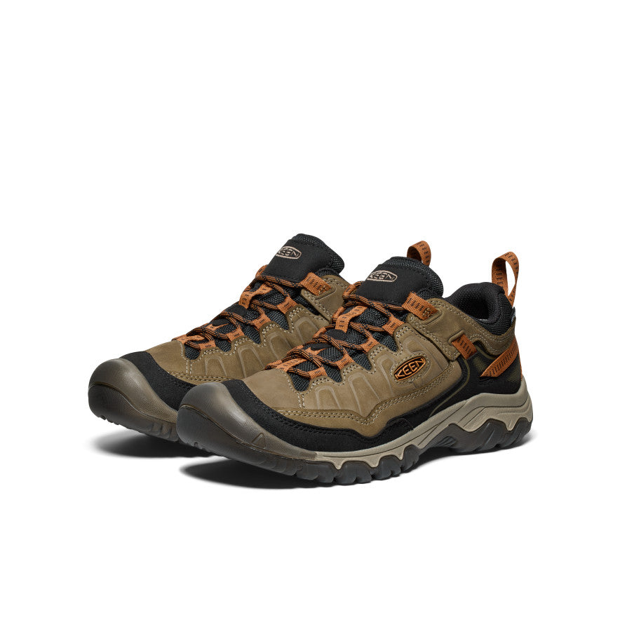 Keen Targhee IV Wide Waterproof Wandelschoenen Heren Olijfgroen Zwart | YXU7884QZ