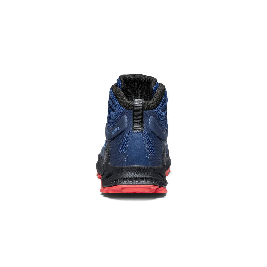 Keen Zionic Waterproof Wandellaarzen Heren Blauw Rood | IOZ7448IM